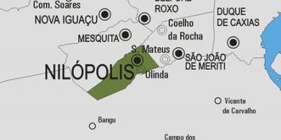 Mapa de Nilópolis concello