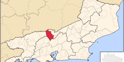 Mapa de Paraíba do Sul