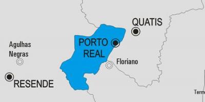 Mapa de Porto Real concello