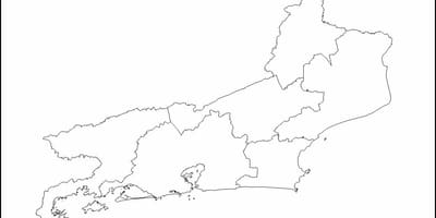 Mapa de Río de Janeiro virxe