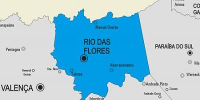 Mapa de Río das Ostras concello