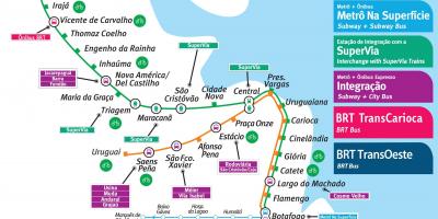 Mapa de Río de Janeiro metro