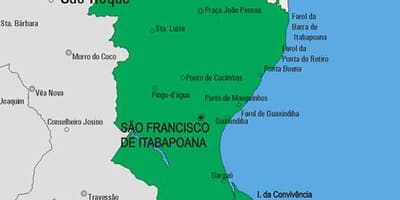 Mapa de São Fidélis concello