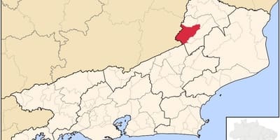 Mapa de Santo Antonio de Pádua
