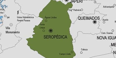 Mapa de Seropédica concello