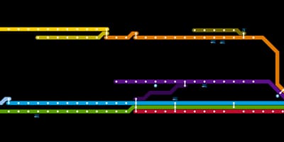 Mapa de SuperVia Río - Liñas