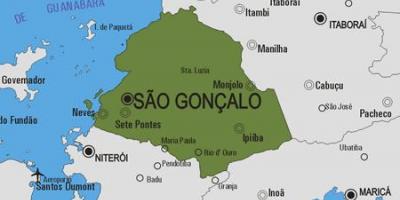 Mapa de São Gonçalo concello